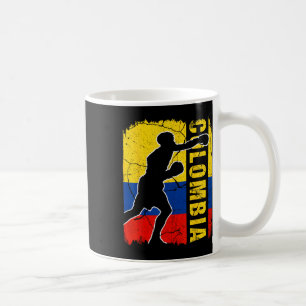 Colombian Boxing Team Colombia Flag Boxing Gloves  Coffee Mug