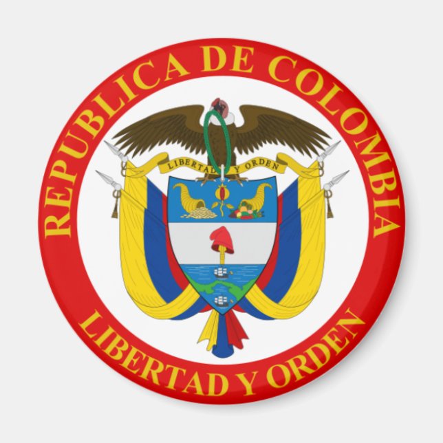 Colombian Coat of Arms Magnet (Front)