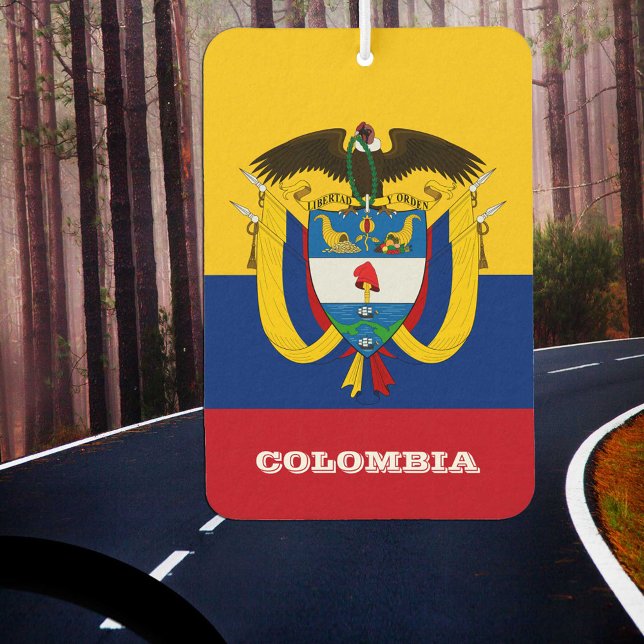 Colombian Flag Car Air Freshener, Colombia Car Air Freshener (Creator Uploaded)