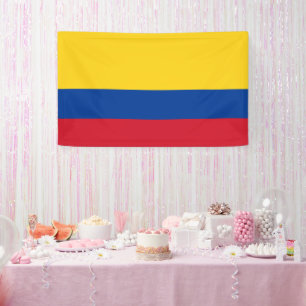 Colombian Flag Celebration Party Event Décor Banne Banner