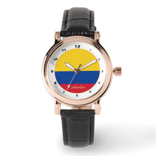 Colombian Flag & Colombia trendy fashion /design Watch