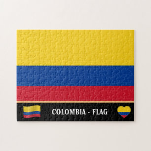 Colombian Flag & Colombian country / Colombia Jigsaw Puzzle