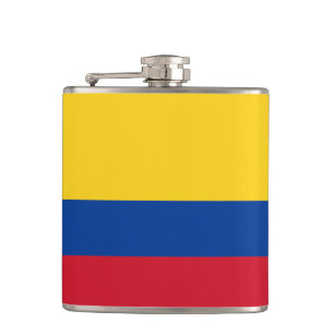 Colombian flag Flask