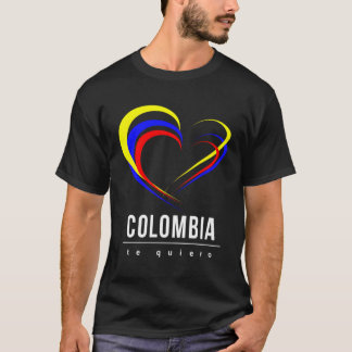 Colombian Flag Heart Bandera Corazon Hoodie T-Shirt