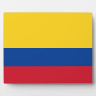 Colombian Flag Plaque