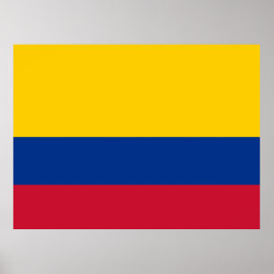 Colombian flag poster
