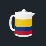 Colombian Flag Teapot<br><div class="desc">Add a touch of Colombian pride to your tea collection with our exclusive teapot featuring the flag of Colombia! Crafted with meticulous attention to detail, this teapot is not just a functional item; it’s a beautiful celebration of Colombia’s rich culture and heritage. The elegant design prominently displays the iconic Colombian...</div>