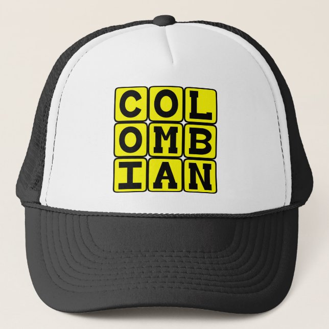 Colombian, Nationality Trucker Hat (Front)
