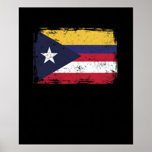 Colombian Puerto Rican Poster