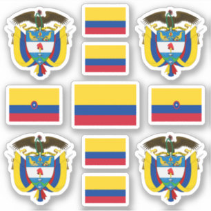 Colombian state symbols / coat of arms and flag