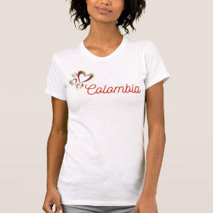 Colombiana Girl Gift,Colombian Flag 2024 T-Shirt