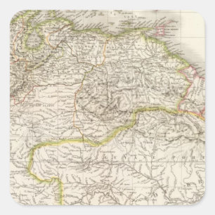 Colombie, Guyanes  - Columbia Square Sticker