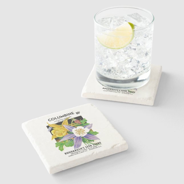 Colombine Stone Coaster (Side)