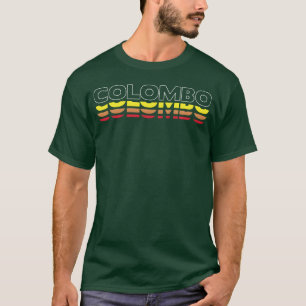 Colombo First Name Funny Vintage Sunset Colombo re T-Shirt