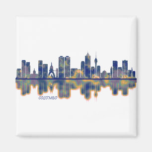 Colombo Skyline Magnet