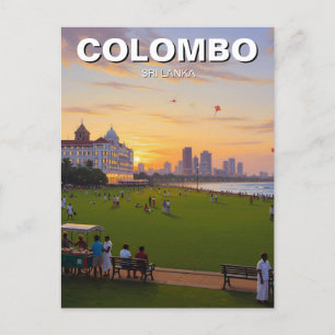 Colombo Sri Lanka Postcard