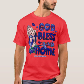 Colon Awareness Awareness god bless faith hope T-Shirt