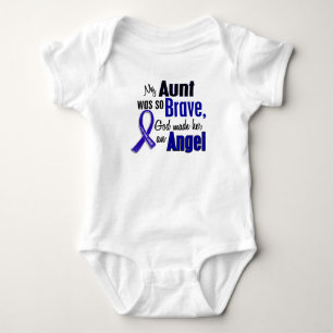 Colon Cancer ANGEL 1 Aunt Baby Bodysuit