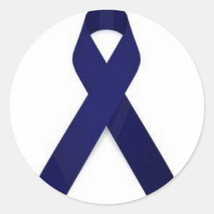 Colon Cancer Awareness Classic Round Sticker