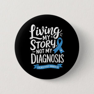Colon Cancer Awareness Colourectal Cancer Month 6 Cm Round Badge