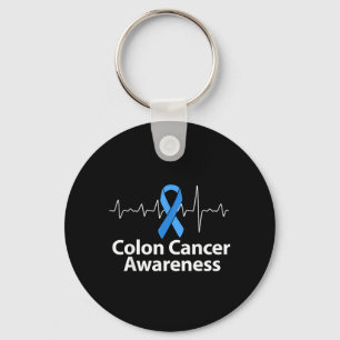Colon Cancer Awareness Colourectal Cancer Month Key Ring