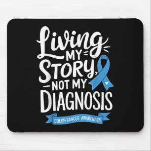 Colon Cancer Awareness Colourectal Cancer Month Mouse Pad