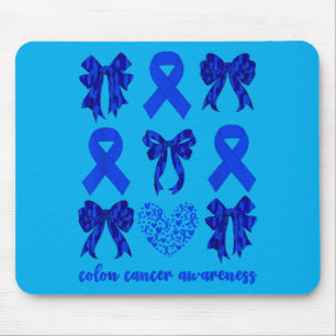 Colon Cancer Awareness Month For Women Colourectal Mouse Pad