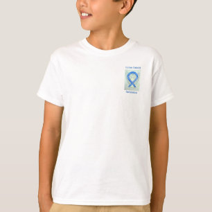 Colon Cancer Awareness Ribbon Custom Angel Tee