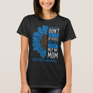 Colon Cancer Awareness Ribbon Mum Warrior T-Shirt