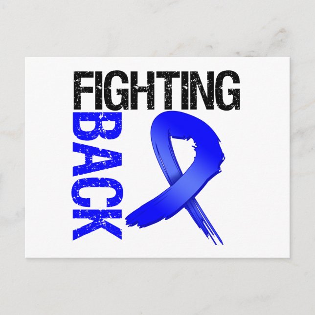 Colon Cancer Fighting Back Postcard (Front)