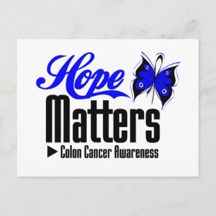 Colon Cancer HOPE MATTERS Postcard