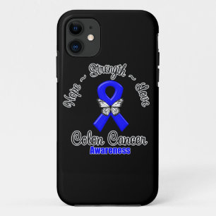 Colon Cancer Hope Strength Love iPhone 11 Case