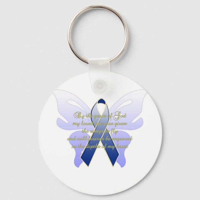COLON CANCER LOSS KEY RING (Front)