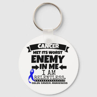 Colon Cancer Met Its Worst Enemy in Me Key Ring