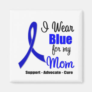 Colon Cancer Ribbon For My Mum Magnet