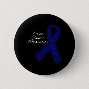 Colon Cancer Shirts Colon Cancer Awareness Ribbon  6 Cm Round Badge