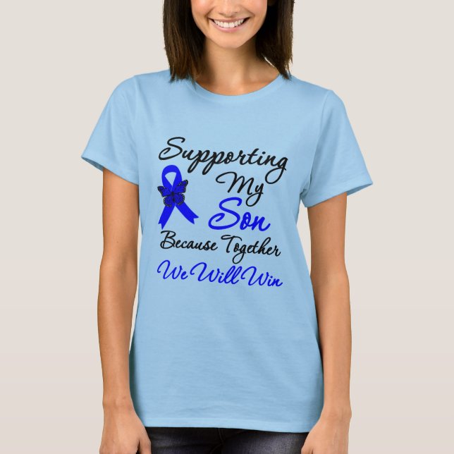 Colon Cancer Support (Son) T-Shirt (Front)