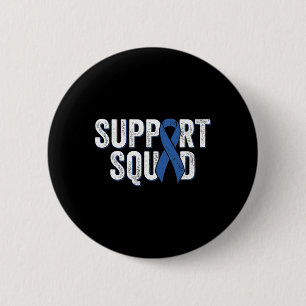 Colon Cancer Support Squad  6 Cm Round Badge