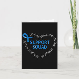 Colon Cancer Support Squad Colon Cancer Awareness Card