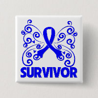Colon Cancer Survivor Butterfly