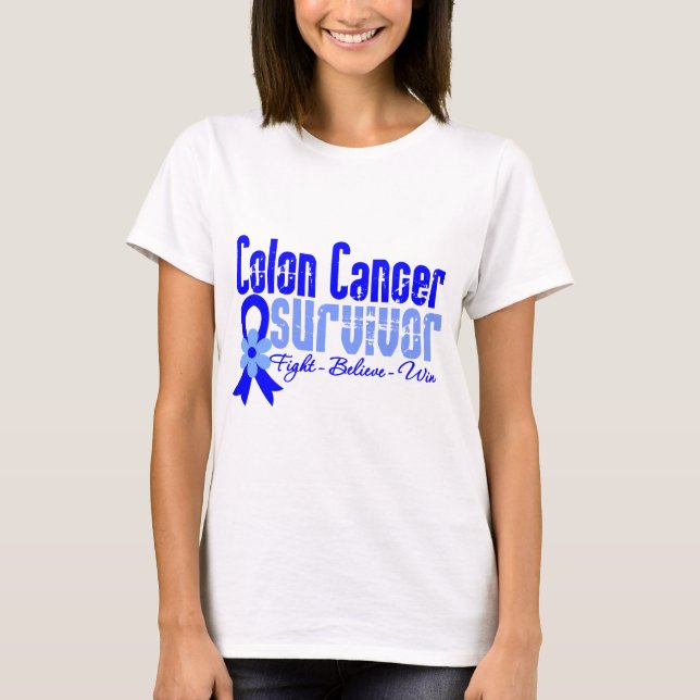 Colon Cancer Survivor T-Shirt (Front)