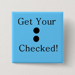 Colon Check 15 Cm Square Badge