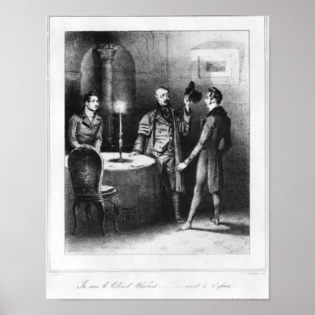 Colonel Chabert, illustration 'Le Colonel Poster (Front)