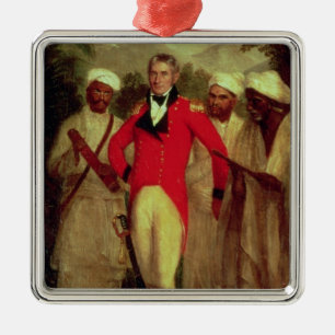Colonel Colin Mackenzie and his Indian pandits Metal Ornament