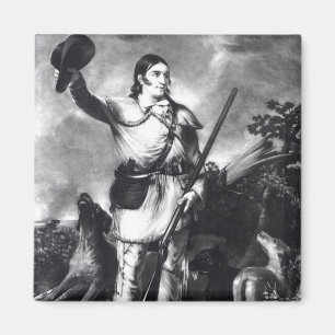 Colonel Davy Crockett Magnet