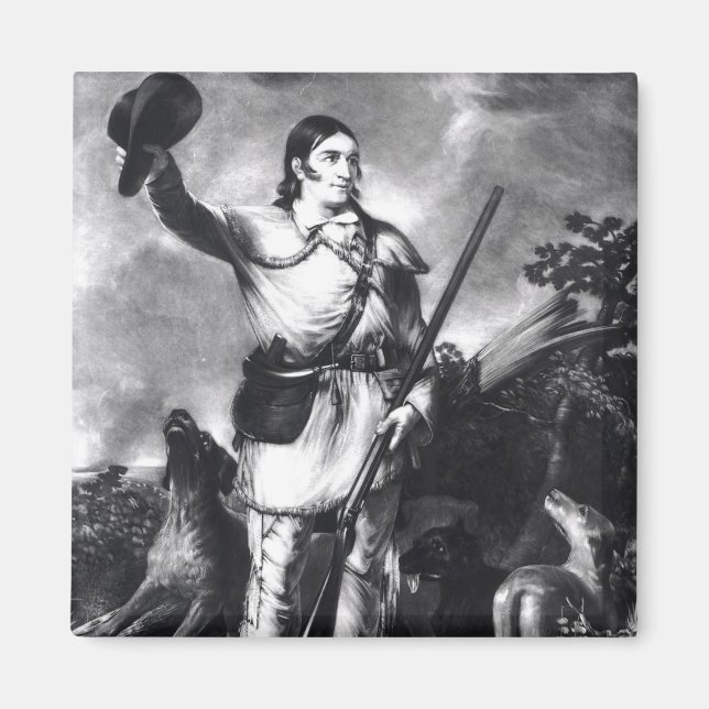 Colonel Davy Crockett Magnet (Front)