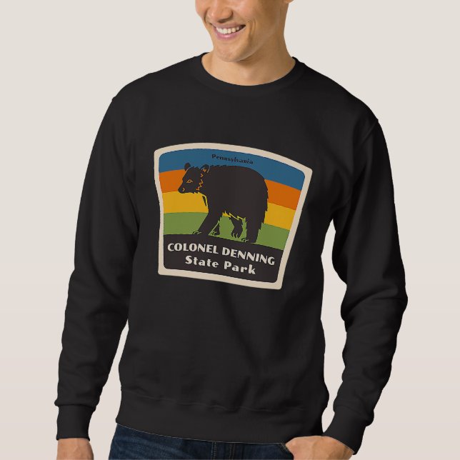 Colonel Denning State Park Pennsylvania Bear PA So Sweatshirt (Front)