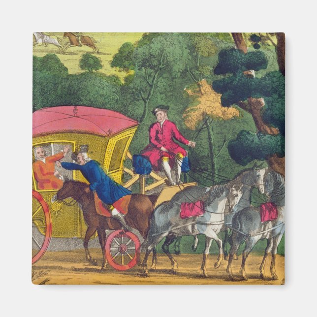 Colonel Jack robbing Mary Smith in Maidenhead Thic Magnet (Front)
