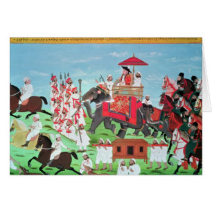 Colonel James Todd travelling by elephant