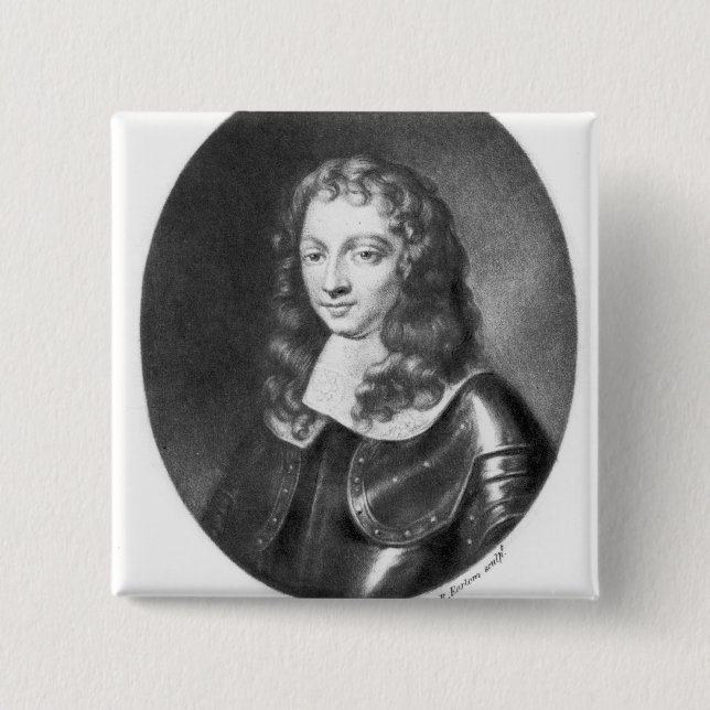 Colonel Penruddock  illustration 15 Cm Square Badge (Front)